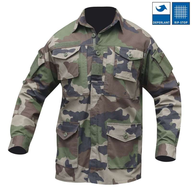 Chemise Tactique Montane Homme - Taille L, Camouflage Vert, Occasion