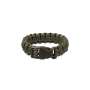 Bracelet de Survie Paracorde Boucle Plastique 22mm Vert OD Mil-Tec