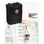 Trousse de Secours LEINA 43 pièces Noir Mil-Tec