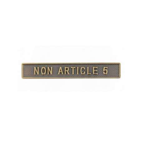 Agrafe Ordonnance Non Article 5