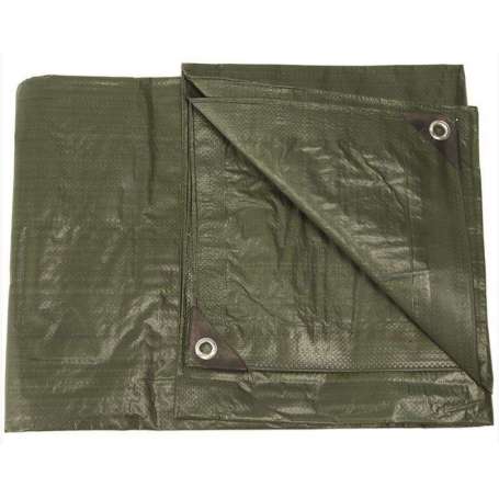 Bâche PE 2,85 x 5m Olive Mil-Tec