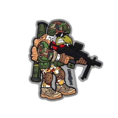 Patch Coq Infanterie 3D PVC