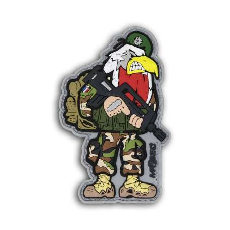 Patch Coq Légionnaire 3D PVC