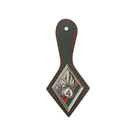Insigne du 4° Régiment Etranger D'Infanterie avec Cuir