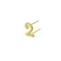 Chiffre 2 Doré 10mm Pour Médaille