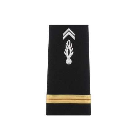 Fourreaux d'Épaule Rigide Homme Adjudant Gendarmerie Nationale