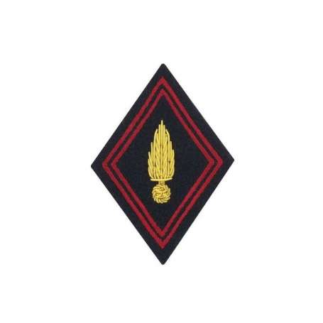 Ecusson Losange Infanterie Officier Sur Velcro