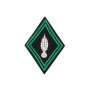 Ecusson Losange ABC Chasseur Officier Sur Velcro