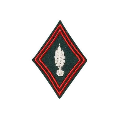 Ecusson Losange Train Officier Sur Velcro