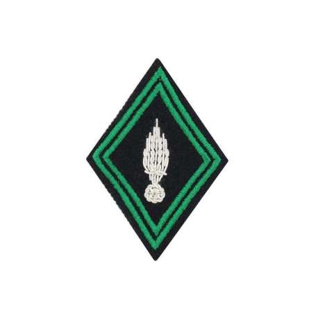 Ecusson Losange ABC Chasseur Officier Sur Velcro
