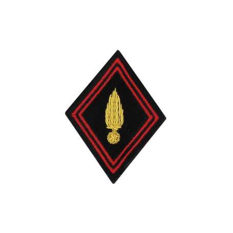 Ecusson Losange Génie Officier Sur Velcro