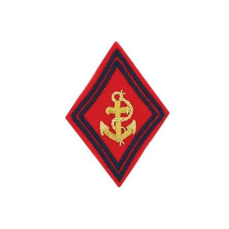 Ecusson Losange TDM Artillerie De Marine Officier Sur Velcro
