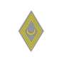 Ecusson Losange Tirailleur Officier Sur Velcro