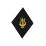 Ecusson Losange Musique Or Sous-Officier à Coudre