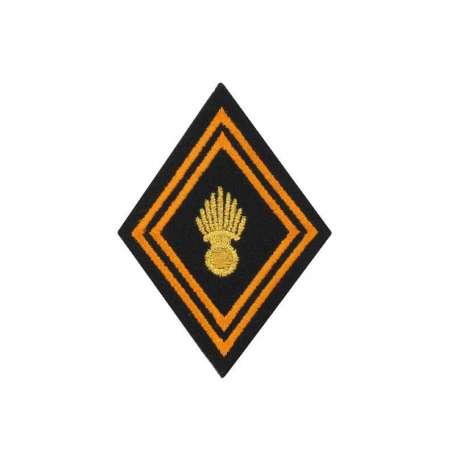 Ecusson Losange Chasseur Parachutiste Or Sous-Officier à Coudre