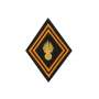 Ecusson Losange Chasseur Parachutiste Or Sous-Officier à Coudre