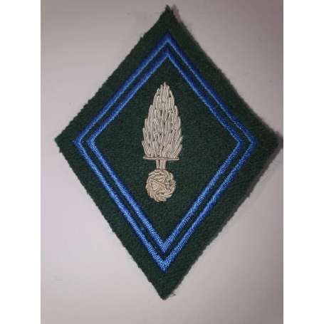 Ecusson Losange Train Parachutiste Officier Sur Scratch