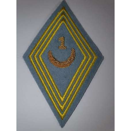 Ecusson Losange 1° Tirailleur Officier Sur Scratch