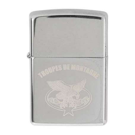 ZIPPO Troupes De Montagne Chrome