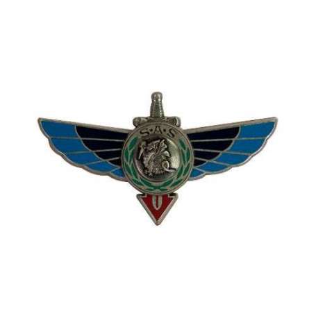 Insigne Brevet SAS RAPAS Argent 1°RPIMA
