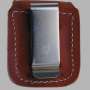 ZIPPO Boîte Cadeau Pochette Cuir Marron
