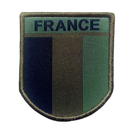 Ecusson Brodé Fin FRANCE Vert