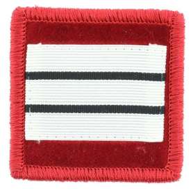 Galon de Poitrine Infirmier Hors Classe Souple Capitaine Sur Scratch Sapeurs Pompiers