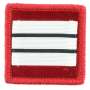Galon de Poitrine Infirmier Hors Classe Souple Capitaine Sur Scratch Sapeurs Pompiers