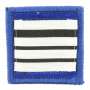 Galon de Poitrine Cadre De Santé 1° Classe Commandant Souple Sur Scratch Sapeurs Pompiers