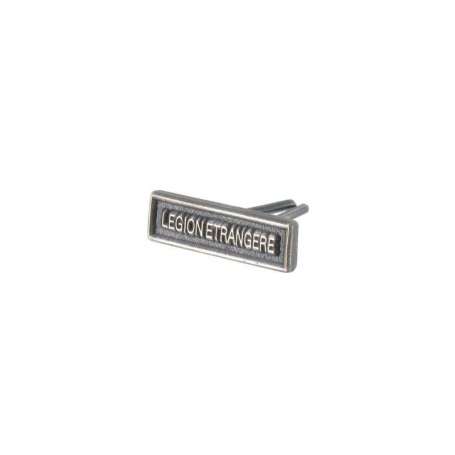Agrafe Dixmude Barrette Légion Etrangère Argentée