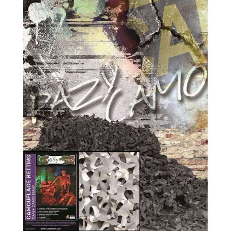 Filet de Camouflage Urban Double Gris 2,4x3,0m