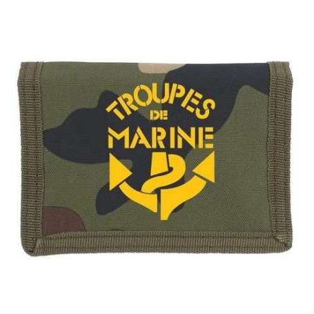 Portefeuille TDM Camouflage Troupes De Marine