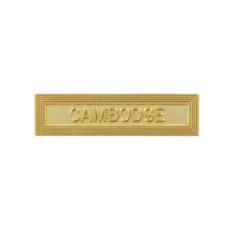 Agrafe Médaille Cambodge Or