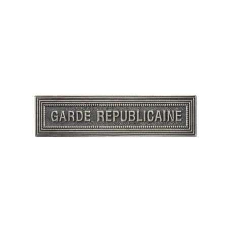 Agrafe Médaille Garde Républicaine Arg
