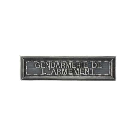 Agrafe Médaille Gendarmerie de l'Armement Arg