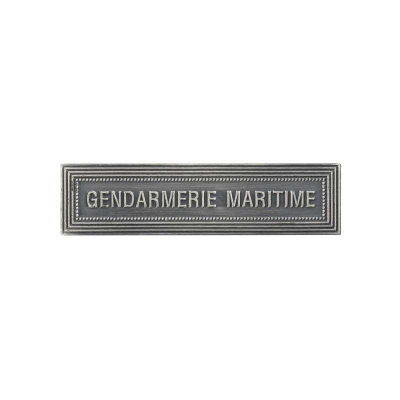 Agrafe Pour Médaille Ordonnance - Modèle Gendarmerie Maritime - Dimensions 4,1 X 1,1 Cm - Poids 6,5 G