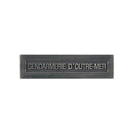 Agrafe Médaille Gendarmerie d'Outre Mer Arg