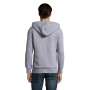 Sweat veste à capuche Molletonné Gris Chiné