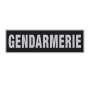 Bande Réto-réfléchissante GENDARMERIE 2*10 Fond Noir