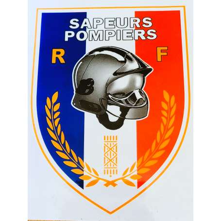 Autocollant Sapeurs-Pompiers Blason toutes surfaces