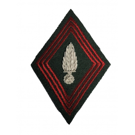 Ecusson Losange Train Officier A Coudre