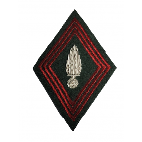Ecusson Losange Train Officier A Coudre