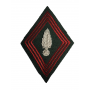 Ecusson Losange Train Officier A Coudre