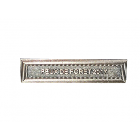 Agrafe Médaille Feux de Forêt 2017 Arg