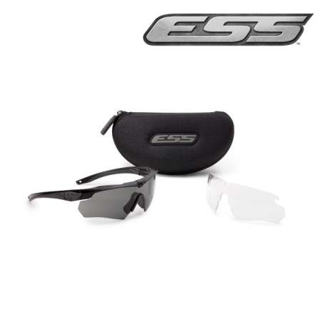 Lunette Balistiques Crossbow 2LS Kit 2 verres Fumé et Clair ESS