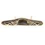 Agrafe Dixmude Barrette Sapeurs Pompiers 40 Ans Ancienneté Casque et Haches Or