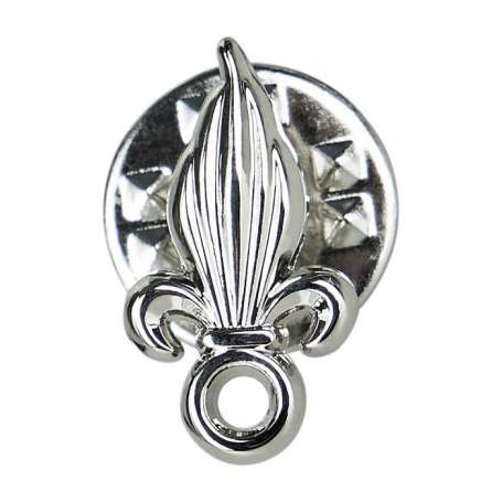 Insigne de Calot Pin's Légion étrangère Flamme Argentée