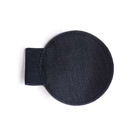 Porte Ecusson Rond Stylo Identifiant Double Scratch Velcro