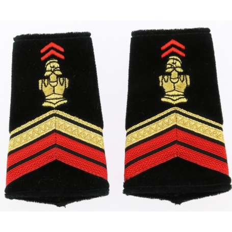 Paire de Fourreaux d'Épaule Caporal-Chef du Génie