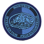 Écusson Moniteur Intervention Professionnelle Bleu MIP Sur Scratch